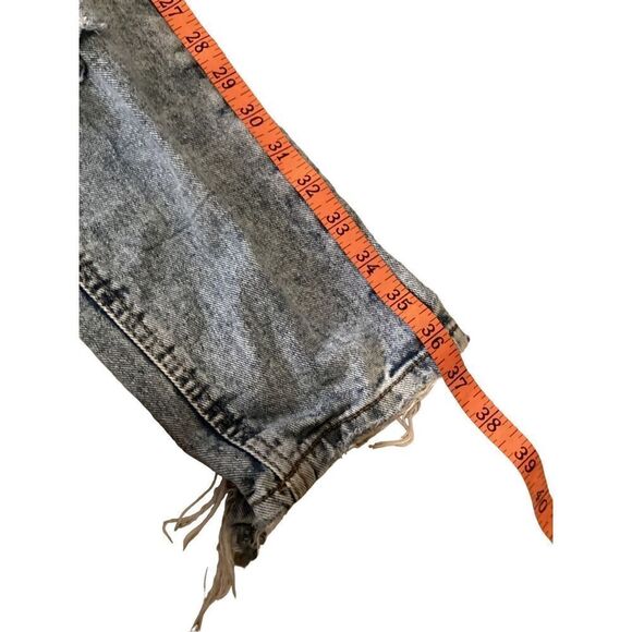 Refuge Distressed Vintage High Rise Mom Jeans Destroyed Grunge Punk Preppy Denim - Picture 7 of 11